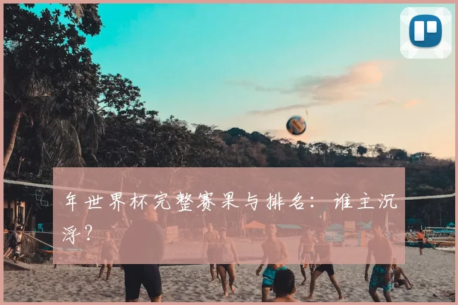 年世界杯完整赛果与排名：谁主沉浮？