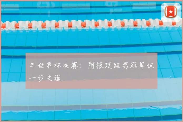 年世界杯决赛:阿根廷距离冠军仅一步之遥